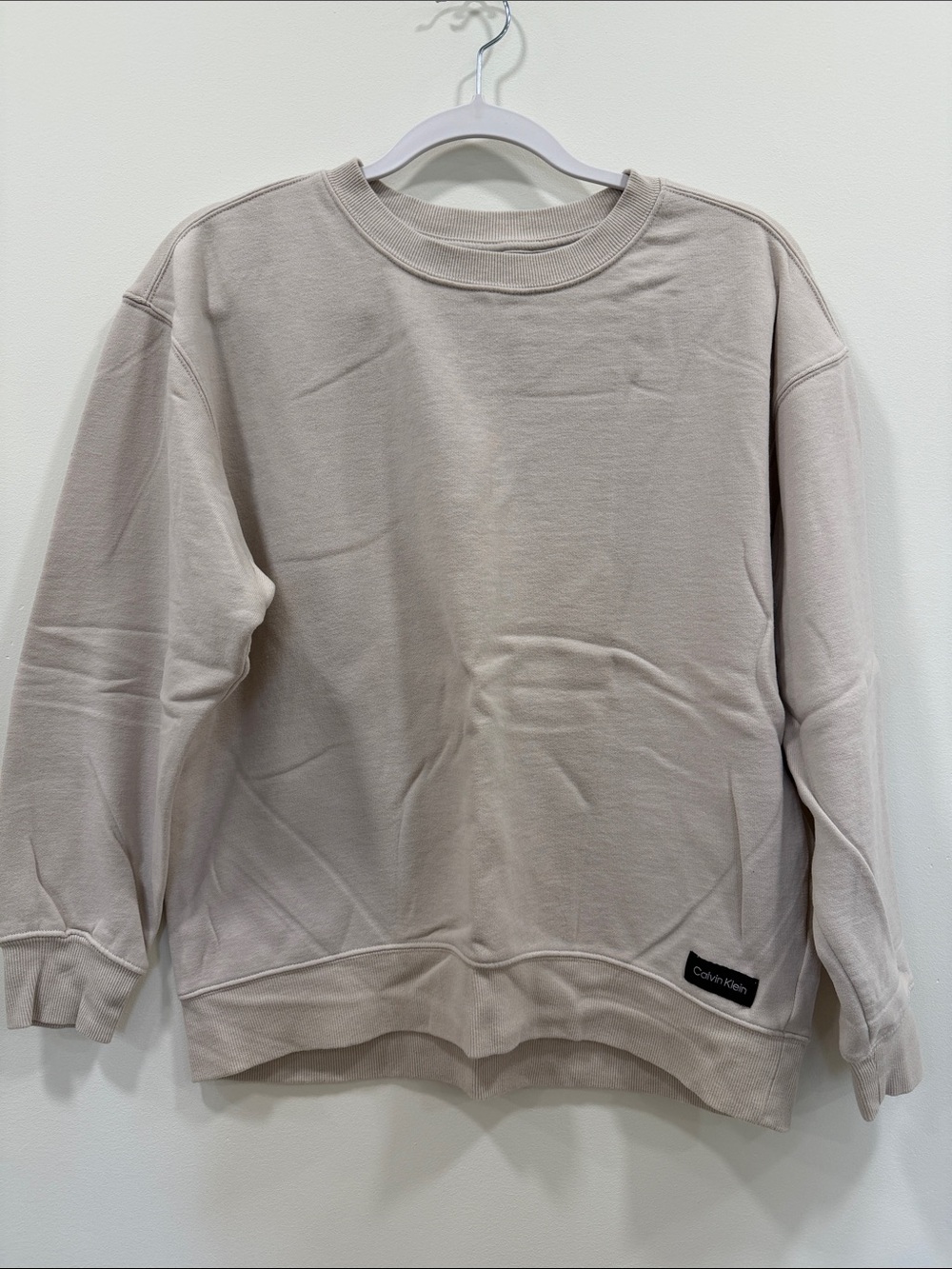 Calvin Klein woman’s Crewneck Sweatshirt - Taupe